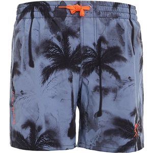 WATTS - R-Rainbow - Zwemshort - Blauwgrijs - Palm Print