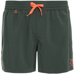 WATTS - Zwemshort - Groen - Quick Dry - Met Binnenbroek en Trekkoord