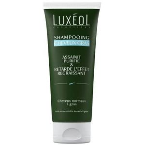 LUXÉOL - Haarshampoo – reinigt en reinigt – frisheid, zachtheid en lichtheid – verzorging voor normaal tot vet haar – 86% ingrediënten van natuurlijke oorsprong – gemaakt in Frankrijk – 200 ml