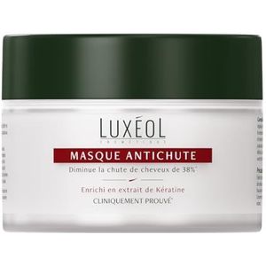 LUXÉOL - Haarmasker tegen haaruitval – volume en glans – vermindert haaruitval – haarverzorging verrijkt met keratine-extract – gemaakt in Europa – 200 ml
