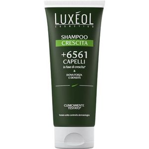 LUXÉOL - Shampoo tegen haaruitval – volume, glans en hydratatie – 42% haar in de fase* – klinisch getest* – op basis van keratine-extract – uniseks – gemaakt in Spanje –
