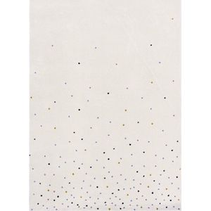 AFKLiving - Vloerkleed kinderkamer 'Confettis TAP64MS' - Wit/Blauw/Rood - 80x150 cm