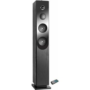 Inovalley - HP33-CD - Bluetooth-luidsprekertoren - Zwart - Stereosysteem met CD-speler en 100 W
