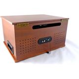 INOVALLEY - RETRO10E-BTH-N - Retro HiFi-systeem - Oud Hout - Bluetooth, USB, FM-radio