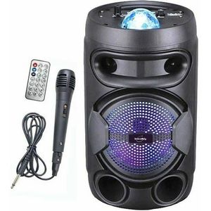 Dankzij de draagbare Bluetooth®-luidsprekers Inovalley KA02 BOWL 400 W Karaoke