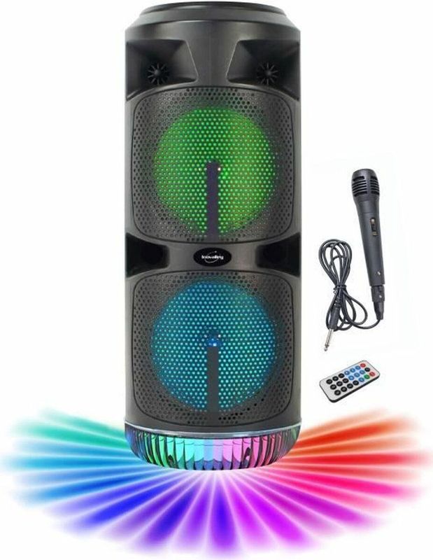 Portable Bluetooth Speakers Inovalley KA03-XXL 450 W Karaoke