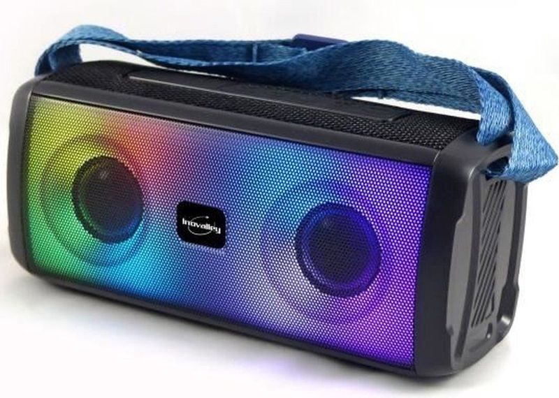 INOVALLEY - HP345-B - Draagbare Luidspreker - Zwart - 10 W - Bluetooth V5.3