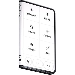Ledger Stax Back ups Beveilig je crypto (Bitcoin), NFT' en tokens Zwart