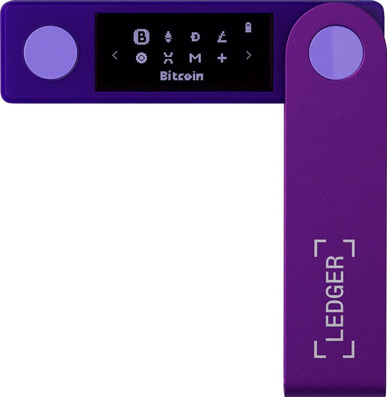 Ledger - Nano X - Hardware Wallet - Zwart - Bluetooth - 100 Currencies