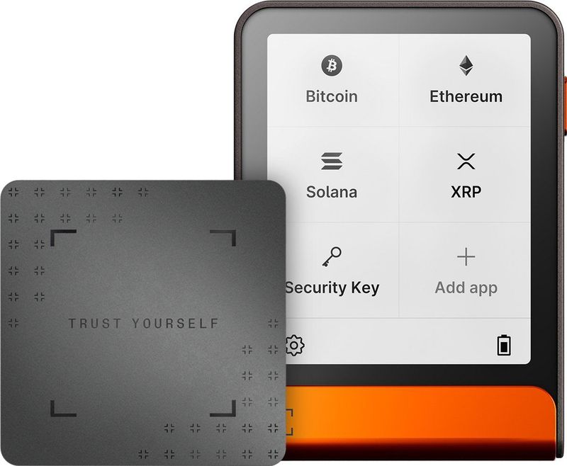 Ledger - Flex - Crypto Hardware Wallet - Oranje - 15.000+ Coins & NFT’s - Bluetooth, USB-C & NFC