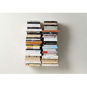 TEEbooks Boekenrek - verticale boekenkast 60 cm - 2 stuks