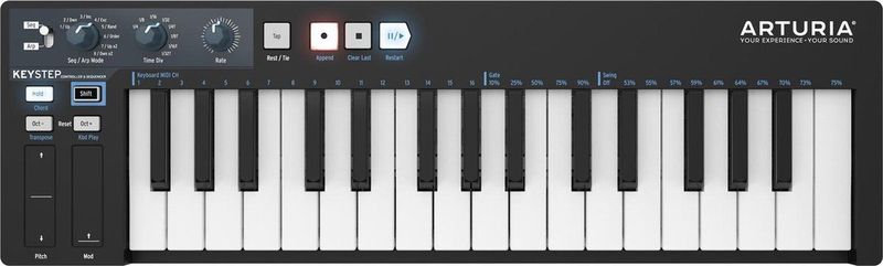Arturia KeyStep Black Edition - MIDI keyboard controller en sequencer
