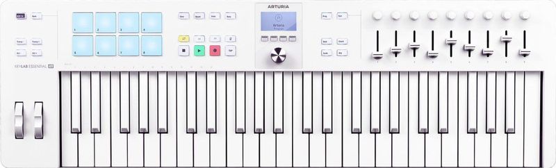 Arturia KeyLab Essentia Mk3 Alpine White Master keyboard