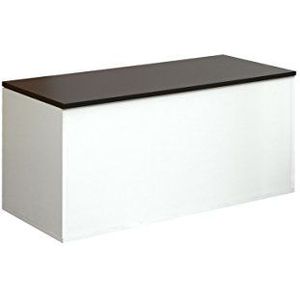 Moderne schoenenbank zwart/wit 89 x 39,2 x 43,2 cm, 4007A2176A00