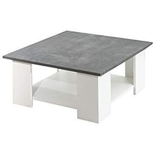 TemaHome Table Base Square, spaanplaat, melamine, wit, 67 x 67 x 30,5 cm