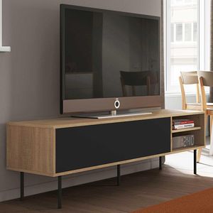 Symbiosis- TV Meubel Tv-meubel Watt - 165cm - Bruin; Zwart