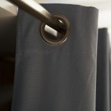 Verstelbare kledingkast EMERIC - L.112/185 cm - Wit en antraciet