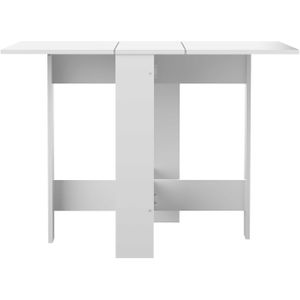 Papillon - Klaptafel - Wit - Gelamineerde Spaanplaat - Inklapbaar