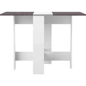 Symbiosis Trick C3 tafel, hout veredeld, blanc/béton, 73,4 x 103 x 76 cm