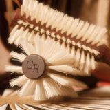 Christophe Robin Pre-Curved Blowdry Hairbrush ronde haarborstel met Wildezwein Borstelharen 1 st
