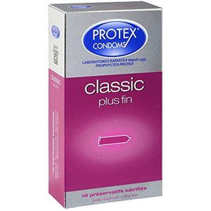 Protex Classic Plus condoome, dun, 10 stuks