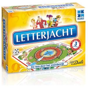 Megableu - Letterjacht - Educatief Bordspel - Diverse Moeilijkheidsniveaus