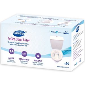 CareBag Toiletzakken - toilet bowl liner - 20 stuks