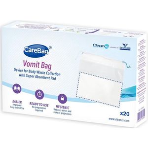 CareBag - Braakzak - Met Geurabsorptie - Verbeterde Sluiting - Klaar Voor Gebruik