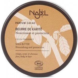 Najel - Shea Boter Cacao - 100 Gram - 100% Pure Sheaboter - Fairtrade