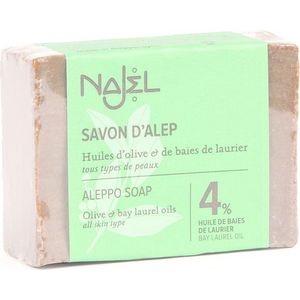 Najel - Olijfzeep - 4% Laurierolie - 155 Gram