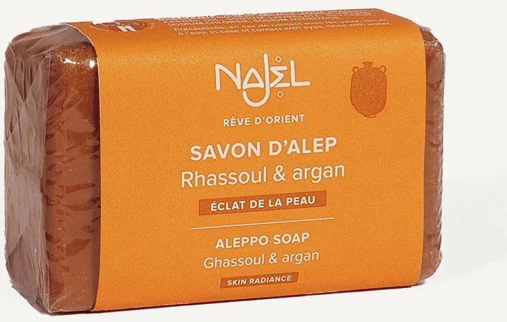 Najel - Aleppo - Arganolie zeep met lava-aarde - 100 gram
