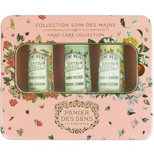 Panier des Sens Hand cream gift set, Orange Blossom, Jasmine, Geranium - Made in France