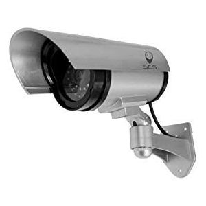 SCS Sentinel - SVI0012 – camera voor binnen en buiten met geïntegreerde led-lamp, kunstcamera – veiligheid voor thuis door videobewaking – DummyCam binnen en buiten