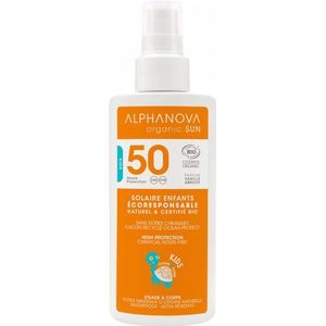 Alphanova Natuurlijke zonnebrandspray voor kinderen factor 50