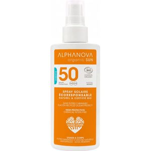 Alphanova Zonnebrandspray Spf 50 Unisex 125 Gram