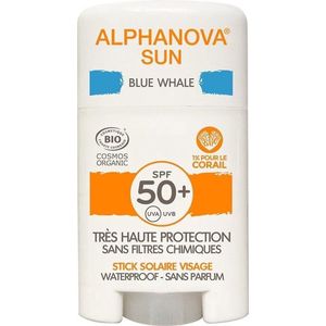 Alphanova - Zonnebrandstick - Blauw - SPF 50+ - 12 Gram