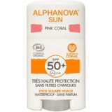 Alphanova Zonnebrandstick Spf 50+ Unisex Roze 12 Gram