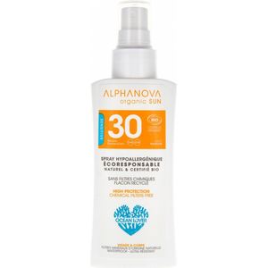 Alphanova Zonnebrand Spf 30+ Gevoelige Huid Unisex 90 Gram