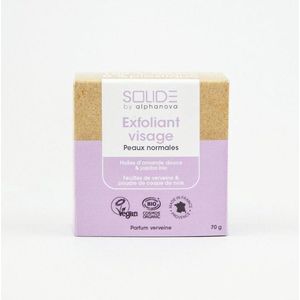 Alphanova - Solide Exfoliating Scrub Blok - 70 Gram - Vegan - Voor Alle Huidtypes