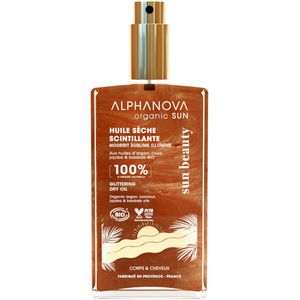 Alphanova Sun - Glittering Dry Oil - Gezichtsolie - 100 Milliliter