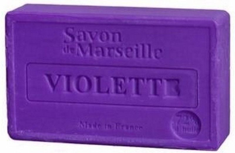 Handzeep - Paars - 100 Gram - 72% Amandelolie - Frankrijk