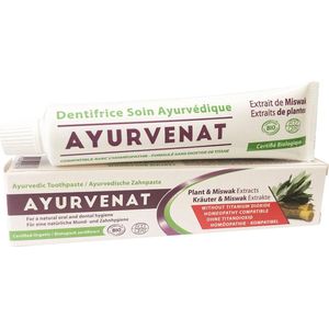 Ayurvenat - Ayurvedische Tandpasta - BIO - Met Miswak