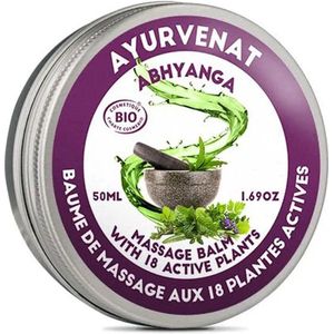 Ayurvedische massage balsem met 18 kruiden BIO - 50 - Biologisch - M