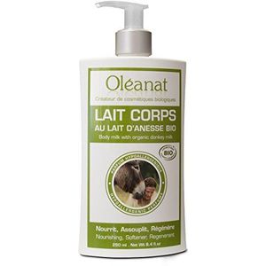 Bodymilk met ezelinnenmelk BIO - 250 - Biologisch - M