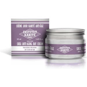 Institut Karité Paris Shea Anti-Aging Day Cream Hydraterende Dagcrème tegen Huidveroudering  voor Droge tot Zeer Droge Huid 50 ml