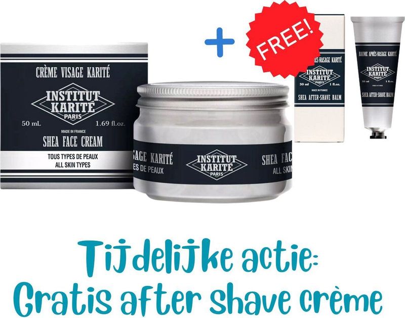Institut Karité Paris - Gezichtscrème - Sheaboter - 50 ml - Hydraterend