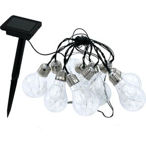 Lichtslinger op zonne-energie - LUMISKY - FANTASY STAR SOLAR - 3,75 m - 10 micro-koperlampjes - warm witte LED