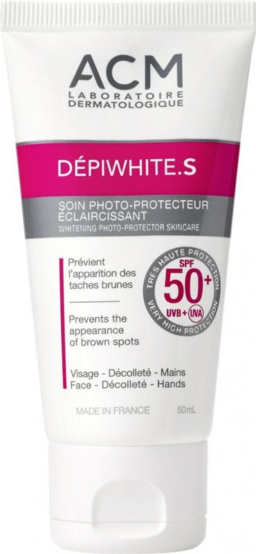 ACM - Dépiwhite S - Gezichtscrème - 50 ml - Bescherming Tegen Zonnestraling