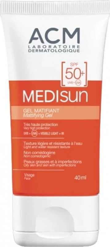 ACM Medisun - Beschermende Matte Gezichtscrème - SPF 50+ - 40 ml