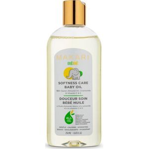 Makari - Massageolie - Baby olie - Verzacht en voedt de babyhuid - 250 ml
